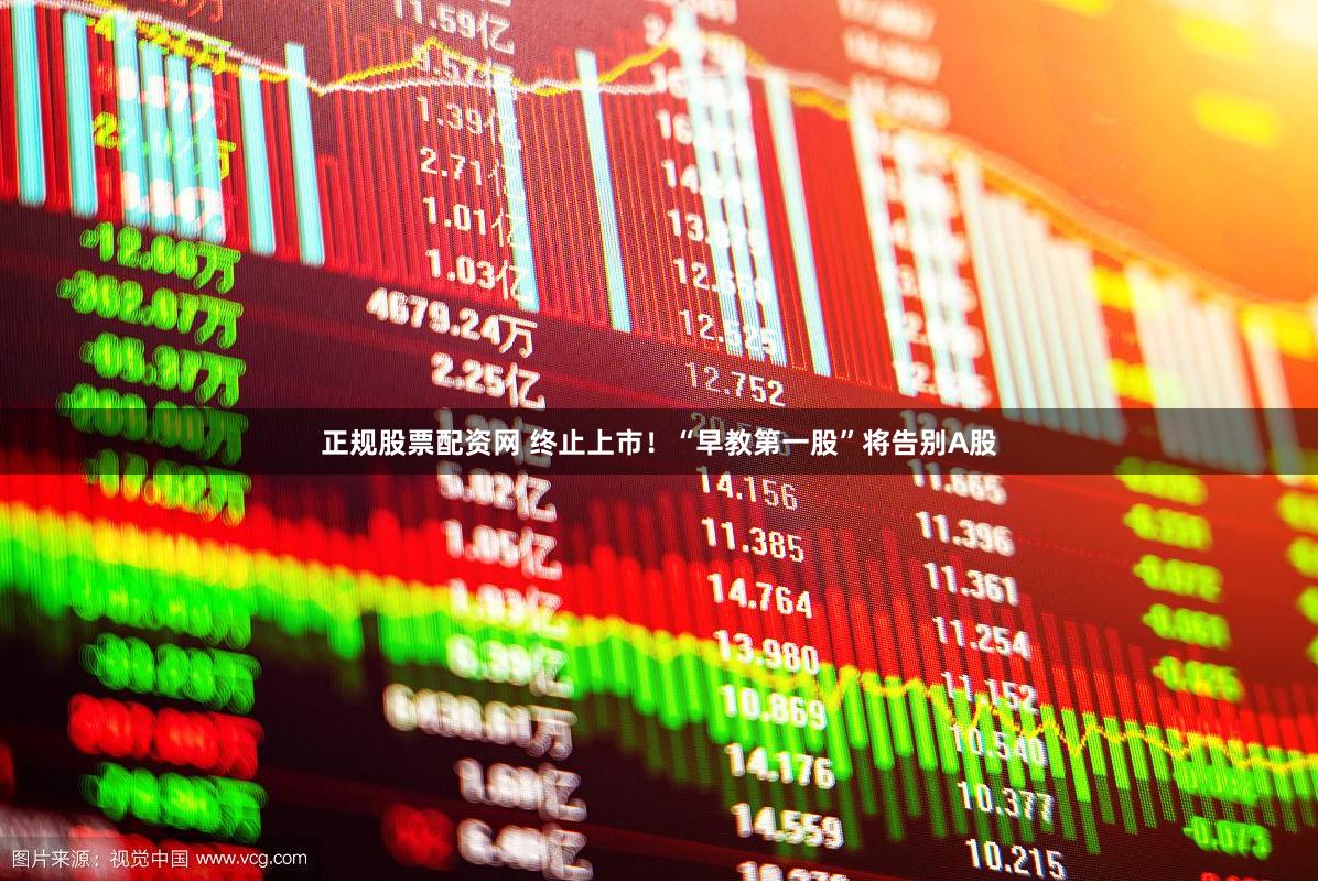 正规股票配资网 终止上市！“早教第一股”将告别A股