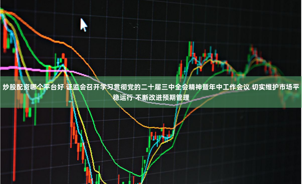 炒股配资哪个平台好 证监会召开学习贯彻党的二十届三中全会精神暨年中工作会议 切实维护市场平稳运行 不断改进预期管理